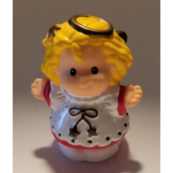 Fisher Price Little People SARAH LYNN CHRISTMAS NATIVITY ANGEL 1999 Figure Rare - Picture 3 of 8